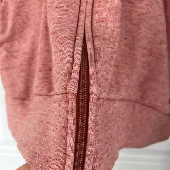 Adidas Pink Zip Long Hoodie Coat - Cozy Sporty - Size S/M - Picture 4 of 8